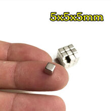 方块巴克球巴克块磁铁方形魔力珠磁力棒套装成人解压磁玩具吸铁石 5mm正方形巴克块 发数量50个