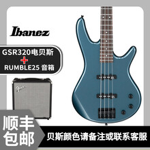 ibanez依班娜贝斯初学者入门电贝司4/四弦bass乐器GSR200/320贝司品质定制款 GSR320+RUMBLE25音箱(颜色请备注)