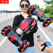 赟娅手势感应四驱越野车儿童大号扭变车电动攀爬车男孩玩具变形遥控汽车 特技飘移扭变车【特技手感控制+手柄遥控器】双电池红