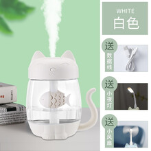 德力普（Delipow）加湿器  USB加湿器迷你静音喷雾卧室/家用/办公室加湿 冰川白