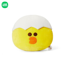 LINE FRIENDS MINI系列布朗熊脸型抱枕 卡通动漫周边时尚可爱抱枕 莎莉 30 X 11 X 27CM
