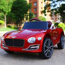 梵酷 FKU 儿童四轮电动汽车 宾利1-3-6岁宝宝四驱动带遥控四轮玩具 烤漆红色四驱大电瓶独立摇摆