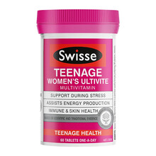 Swisse斯维诗 女性青少年复合维生素片 60片/瓶 维他命VC 支持女性青少年成长所需 海外进口