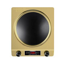 TEAEGG凹面电磁炉家用节能猛火灶3500w大功率爆炒3000W大火力凹型火锅炒菜炉电磁灶定制 【金色】3000W单炉