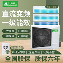 志高（CHIGO）中央空调 10P十匹落地立柜式空调柜机 超市餐厅厂房办公场所优选商用空调 6匹一拖四GCHV-V140WA-B