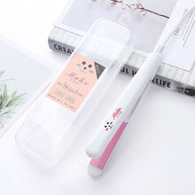 Sunchance学生迷你干湿直卷发器电夹板直板夹直发卷发两用刘海神器小型懒人 清纯白+收纳盒(直卷两用) 主机+美发工具10件套