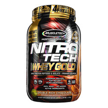 肌肉科技MUSCLETECH正氮乳清蛋白粉肌酸粉增重粉氮泵粉BCAA运动健身补剂 美国进口 金标乳清蛋白粉 巧克力味 2.2磅