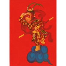 【限量版画】《美猴王LV牌》艺术家陈建周创意潮流明星同款 现代客厅卧室玄关装饰画 送礼收藏保值