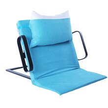 孝德嘉（xiaodejia） 老年人电动升降辅助起身起床器靠背架家用护理床卧床瘫痪病人起床辅助器支撑 【支撑扶手半身款】蓝色