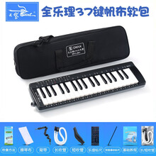 天鹅全乐理口风琴37键初学专业演奏级口吹琴吹管乐器小学生用儿童 【全乐理37键帆布软包】两套吹管组(多送一套)