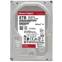 西部数据(WD)红盘Plus 服务器机械硬盘 SATA 网络储存(NAS)硬盘 垂直式 8TB (WD80EFBX) 垂直式