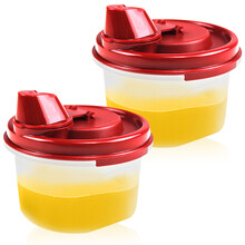 特百惠（Tupperware）油壶套装防漏塑料油壶 回流不滴漏 200ml*2