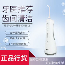松下（Panasonic）冲牙器家用电动冲牙器EW1511便携式口腔冲洗器水牙线牙缝清洁器 EW1511+备用喷头