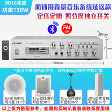 SAST先科定压定阻工程功放机家用蓝牙功放器专业音响分区公放音箱吸顶喇叭一体小型功放机广播电脑扩音 SA-9016旗舰版【四分区150W】