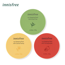 innisfree悦诗风吟滋润修护唇膜唇膏温和滋养双唇保湿提亮夜间修护淡化唇纹 绿茶/20g