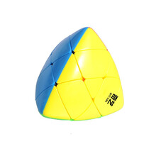 奇艺魔方 风火轮异形三阶五不规则二三阶粽子魔方格顺滑儿童学生初学者比赛专用玩具 三阶粽子魔方-实色