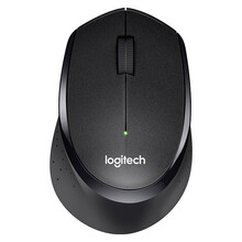 罗技（logitech）罗技（Logitech）M330 鼠标 无线鼠标 办公鼠标 静音鼠标 右手鼠标 黑色  带无线2.4G接收器
