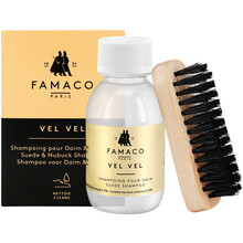 FAMACO法国进口绒皮清洁水 去污渍去垢不伤皮 反绒皮磨砂皮麂皮牛巴戈大黄靴马丁靴雪地靴 无色通用 小包装100ml