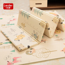 乐缔 婴儿爬行垫 客厅儿童加厚可折叠双面XPE家用地垫跳舞毯 宝宝爬爬垫梦幻乐园200CM*180CM*2CM生日礼物