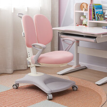 合诚家居中小学生儿童学习椅单人家用幼儿小男孩子现代简约可升降写字桌椅（令牌） 双贝椅（粉色）