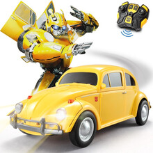 变形金刚（Transformers）玩具6擎天柱大黄蜂可声控感应遥控汽车人变形模型儿童男孩玩具 经典甲壳虫【手势感应+声控变形】
