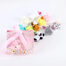 姒桀 手偶 儿童毛绒宝宝安抚手指玩偶玩具手偶娃娃动物宝宝手套指偶 动物可爱【10指】+独角兽小礼盒