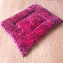 【店铺推荐】秋冬狗垫子宠物狗睡垫加厚保暖猫垫狗窝可机洗棉宠物垫 红色祥云图案 中号45*55cm(15斤左右)