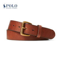Ralph Lauren/拉夫劳伦男配 2021年春季植鞣革腰带RL51275 200-棕色 38
