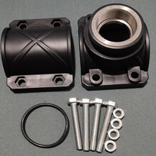 PE110 90 75增接口PPR管分水器鞍座金属不锈钢内丝三通哈夫节抢修 110X25(3/4''内丝口)