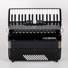 一秒（ONESECOND）德国音簧手风琴成人儿童考级演奏初学60\/96\/120BS 型号YMS998-60贝斯黑色