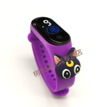 儿童手表玩具卡通女孩男孩3-6岁7-8岁批发小学生开学小礼物 露娜猫手表