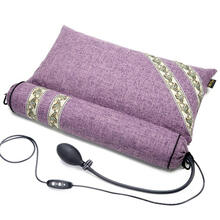 林夕一荞麦决明子颈椎枕头颈椎专用热敷护颈枕颈椎专用加热枕头圆枕睡觉枕成人失眠劲椎枕整头 高贵紫（十味中草填充）热疗组合枕