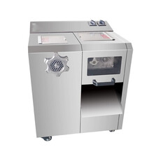 钦樽 绞肉机商用可拆卸切肉机切菜机切片机切丁机切丝机不锈钢电动大功率多功能碎肉灌肠机 可拆卸普通款22型链条传动 三用