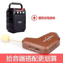 无线拾音器 二胡/胡琴/吉他/琵琶/中阮/柳琴/古筝拾音扩音通用麦 无线拾音器+爱歌S15充电音响
