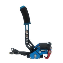 折叠赛车游戏方向盘座椅支架 G27 G29 T300RS T500RS FANATEC 游戏手刹3505款蓝色 ( 四代 )