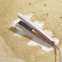 Panasonic/松下膜发卷发棒器夹板直发卷发两用直板夹不伤发水负离子迷你 白色EH-MHS0E