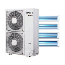 Hitachi/日立 一拖四 家用中央空调变频冷暖多联机 6匹变频一拖四（80-120㎡）