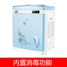 家用饮水机台式小型可制冷制热迷你型冷热两用宿舍桌面即热式饮水 蓝色带门内部消毒款 冰温热