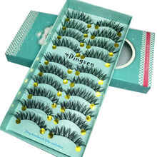 贝玲娜（BALYNA） 假睫毛套装浓密自然纤长眼睫毛棉线梗自然交叉眼尾拉长平替 H92假睫毛一盒