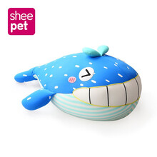 sheepet舒宠泡沫粒子鱼类公仔乐乐鲸抱枕玩偶送女生创意生日礼品 乐乐鲸615*330*210MM