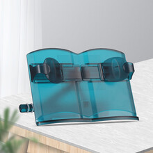 桌面谱架乐谱架便携式台式谱架子古琴琴谱架曲谱架桌上家用吉他 【书形款】磨砂蓝