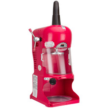 商用刨冰机雪花冰机花式碎冰机沙冰机奶茶店设备 红色带罩