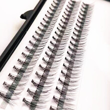 假睫毛单簇嫁接睫毛 10根0.10热熔朵毛 嫁接假睫毛 单簇种植睫毛 10根 13mm