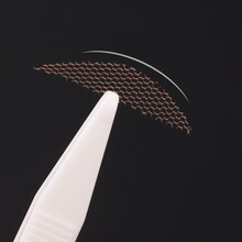 蕾丝双眼皮贴 隐形网状自然 肉色 月牙型 网纱镂空