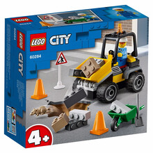 乐高(LEGO)积木 城市系列CITY 60284 道路工程车 4岁+ 儿童玩具  男孩女孩生日礼物