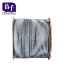 首千SHOCHAN室外六类网线POE千兆网线线缆POE供电家用商用监控线网络线蓝色300米SQ-LM126N