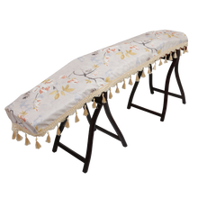 古筝罩防尘罩琴罩金丝绒中国风古筝罩S163型古筝盖布通用 秋实【柔软】