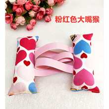 儿童布艺拉力器 儿童自制DIY布艺拉力器幼儿园手工学生课间健身游戏道具户外玩具 大号粉红色
