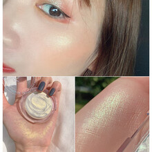 李佳琦推荐水光感高光闪粉脸部提亮土豆泥高光膏粉饼修容鼻影卧蚕 02#香槟泡泡金 收藏下单搭粉扑 适合黄皮