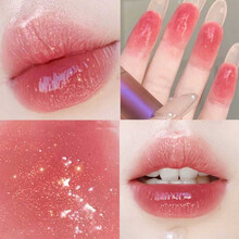 【第二支10元~】温柔水光唇~酵贝壳镜面水光唇釉玻璃唇彩不沾杯显白持久好气色易成膜口红滋润保湿嘟嘟唇 01#杨枝甘露